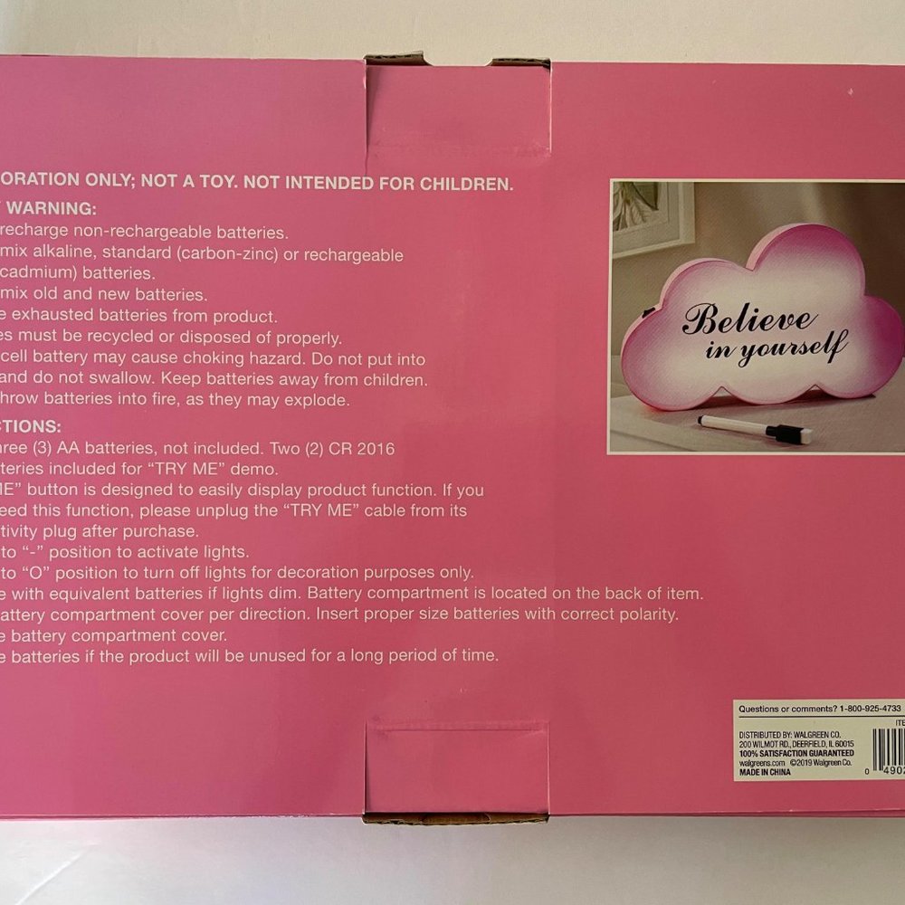 NWT- LED Message Light Box - Picture 3 of 3